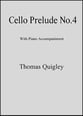 Cello Prelude No.4 P.O.D. cover